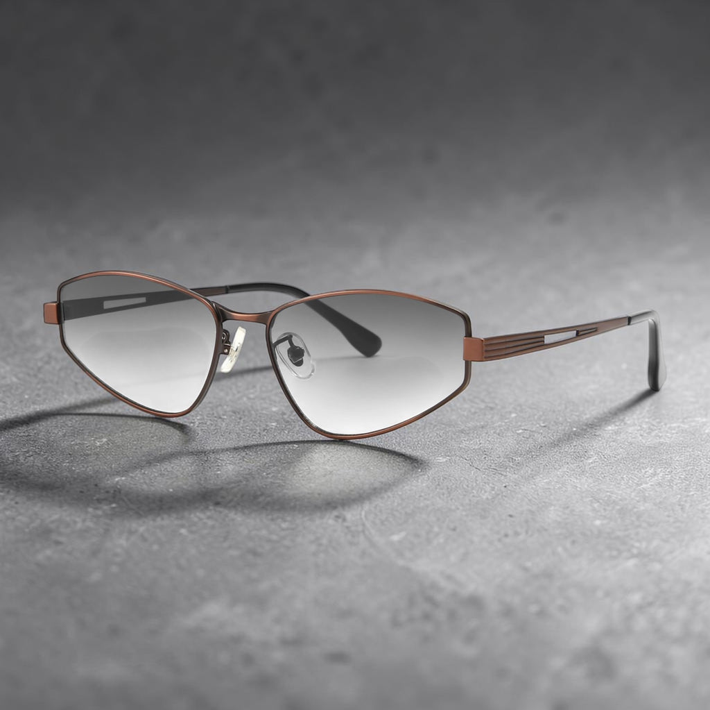 Y2K Futuristic Slim Sunglasses – Street Style Metal Frame