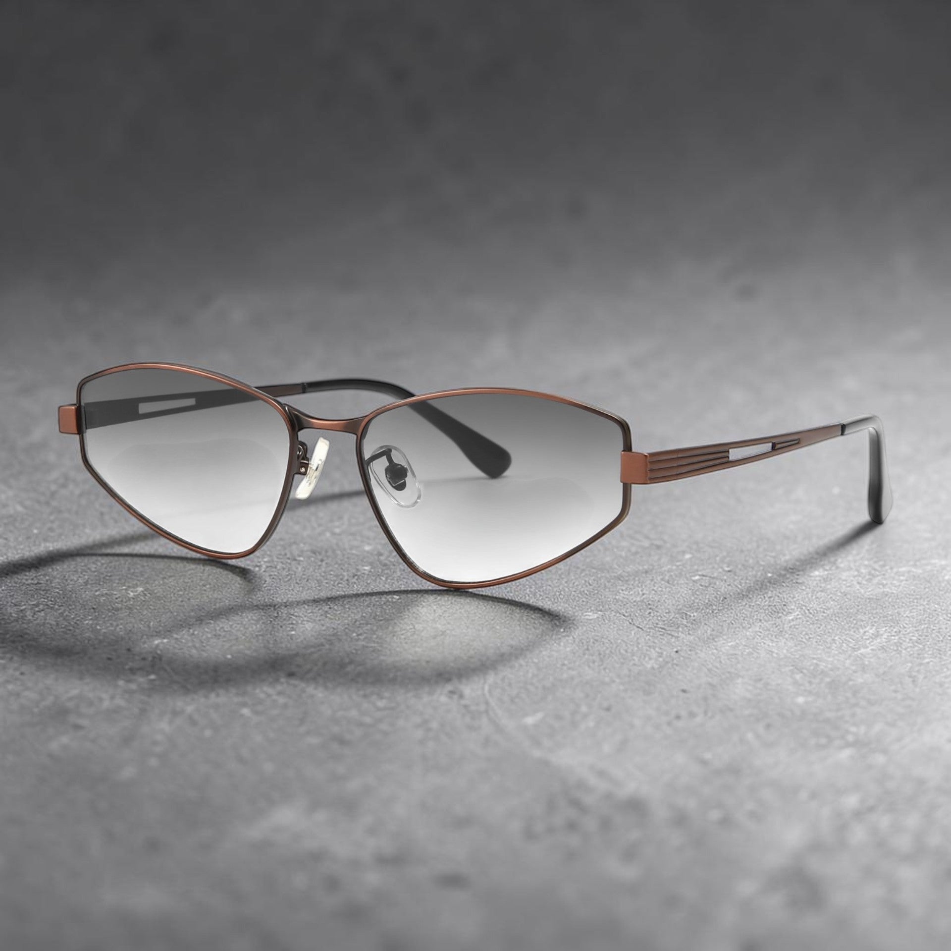 Y2K Futuristic Slim Sunglasses – Street Style Metal Frame