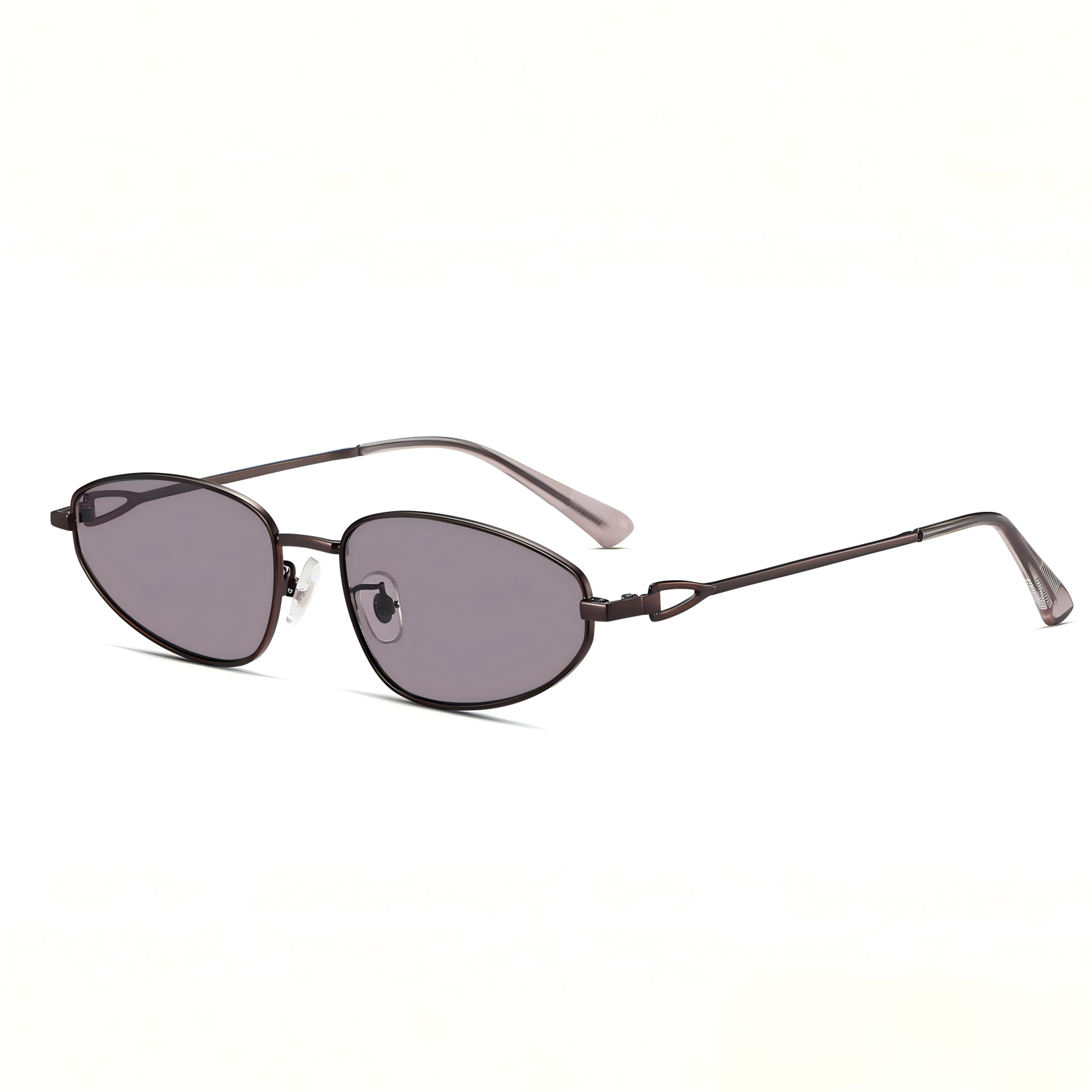 Vintage Slim Frame Sunglasses – Retro Metal Unisex Shades