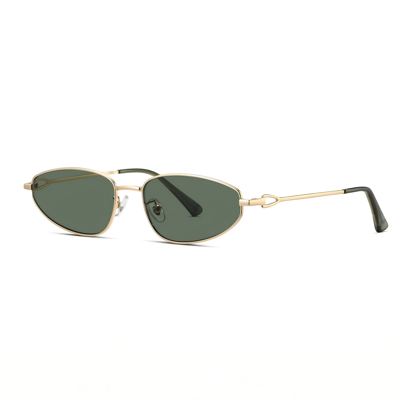 Vintage Slim Frame Sunglasses – Retro Metal Unisex Shades