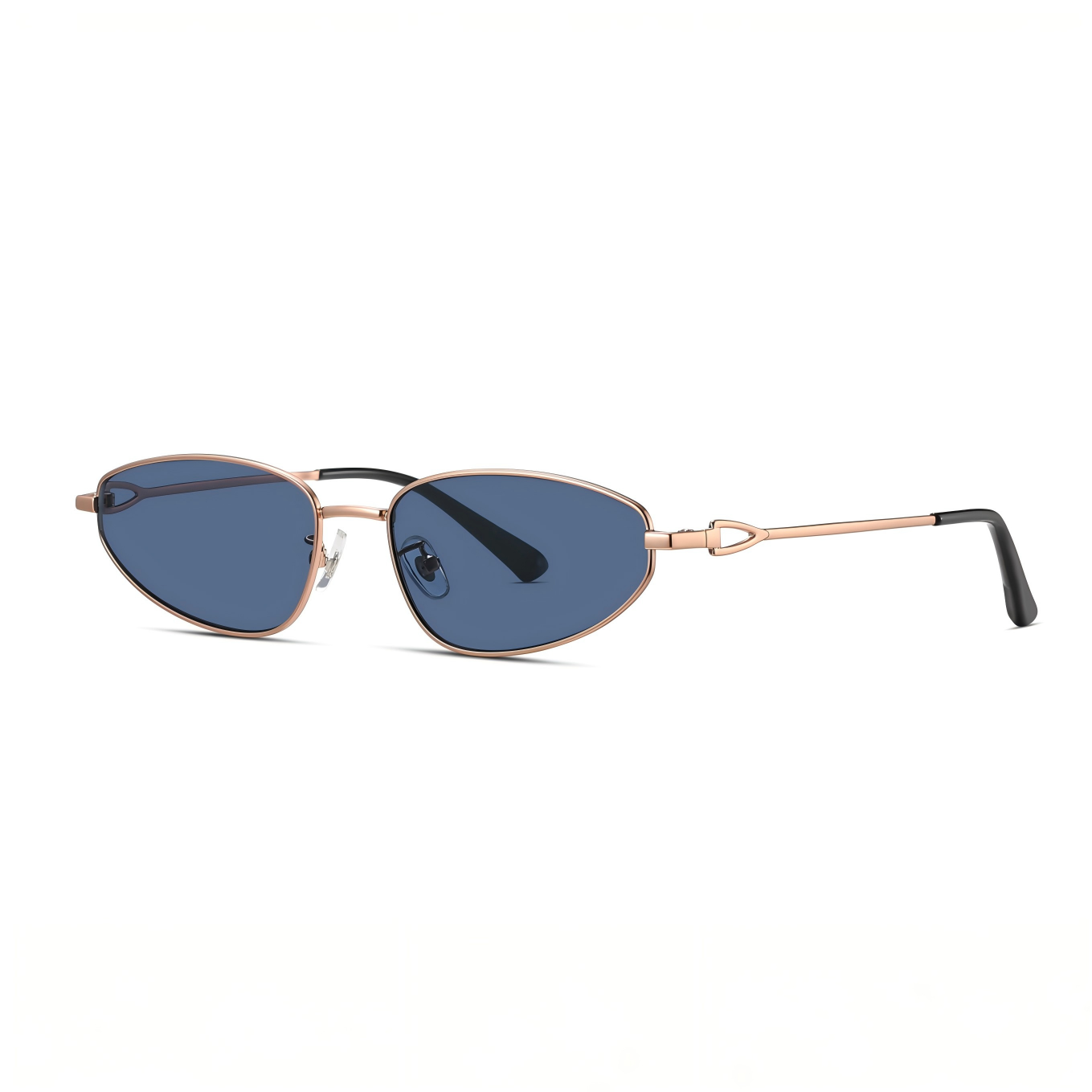 Vintage Slim Frame Sunglasses – Retro Metal Unisex Shades